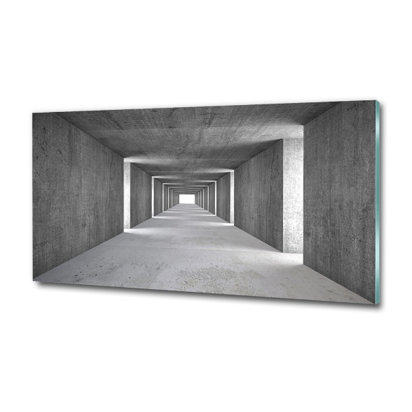 Cuadro de cristal templado moderno horizontal Túnel de hormigón