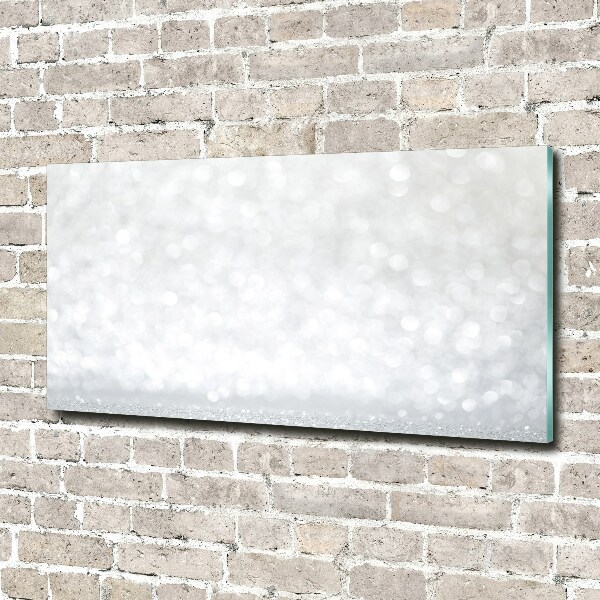 Cuadro de cristal templado moderno horizontal Perifollos