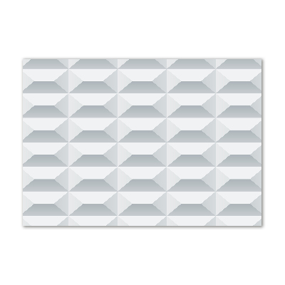 Impresión en cristal con acabado brillante horizontal Fondo geométrico