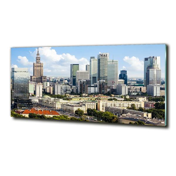 Impresión en cristal con acabado brillante horizontal Varsovia, Polonia