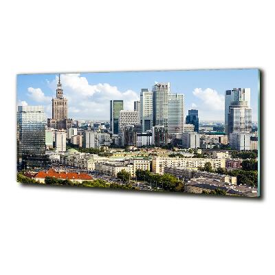 Impresión en cristal con acabado brillante horizontal Varsovia, Polonia