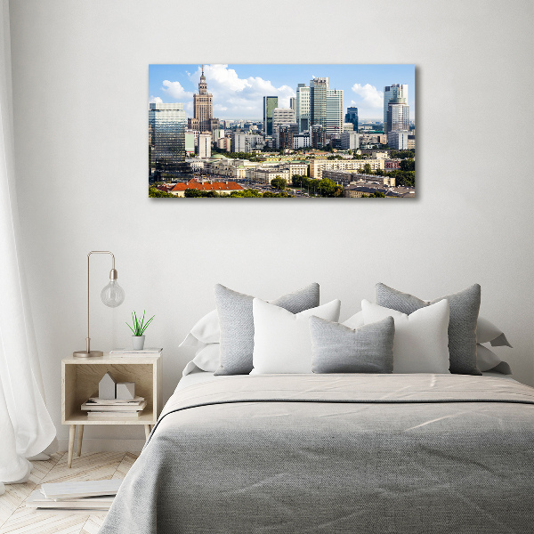 Impresión en cristal con acabado brillante horizontal Varsovia, Polonia