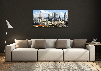 Impresión en cristal con acabado brillante horizontal Varsovia, Polonia