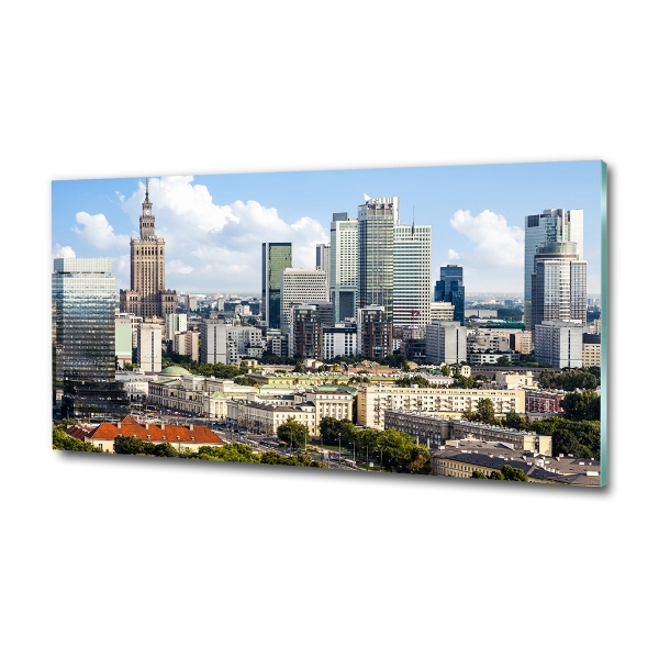 Impresión en cristal con acabado brillante horizontal Varsovia, Polonia