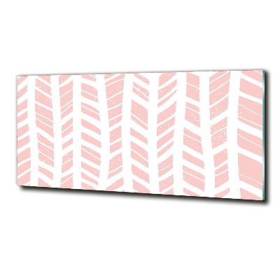 Impresión en cristal con acabado brillante horizontal Patrón de espiga