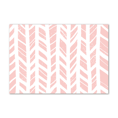 Impresión en cristal con acabado brillante horizontal Patrón de espiga