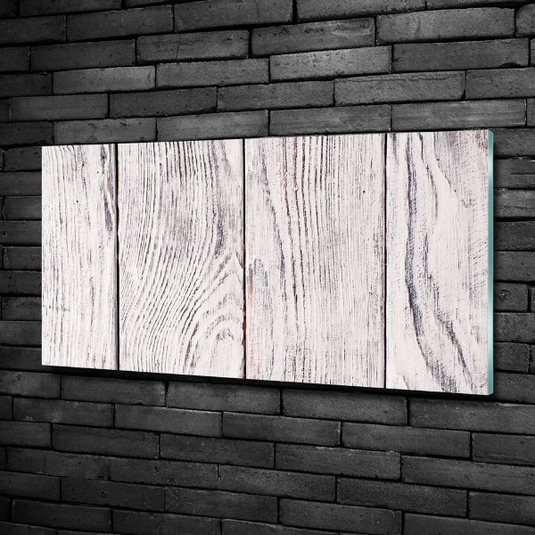 Foto en cristal de alta calidad con impresión uv horizontal pared de madera