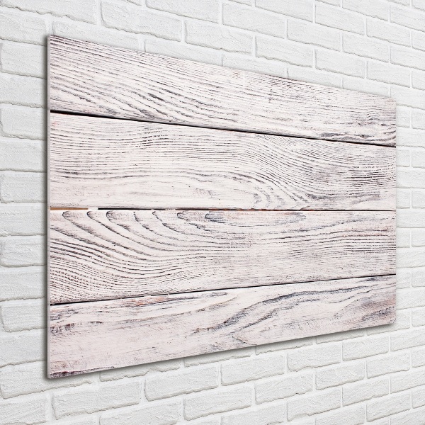 Foto en cristal de alta calidad con impresión uv horizontal pared de madera