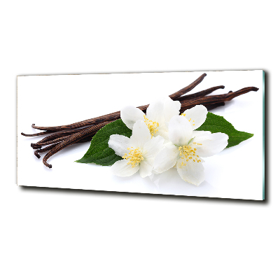 Foto en cristal de alta calidad con impresión uv horizontal Jazmín y vainilla