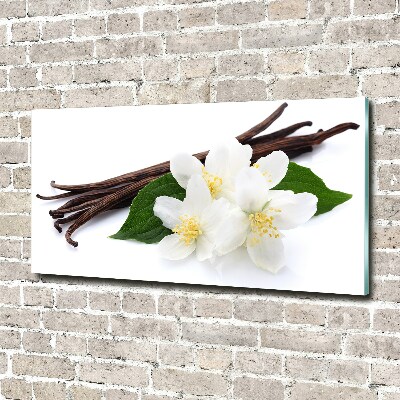 Foto en cristal de alta calidad con impresión uv horizontal Jazmín y vainilla