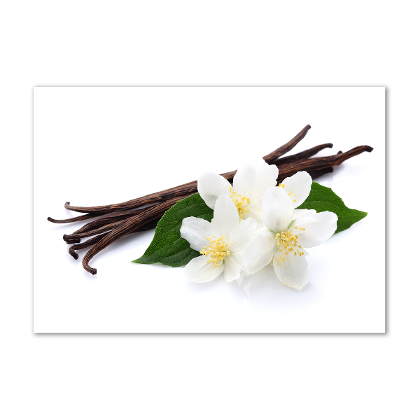 Foto en cristal de alta calidad con impresión uv horizontal Jazmín y vainilla