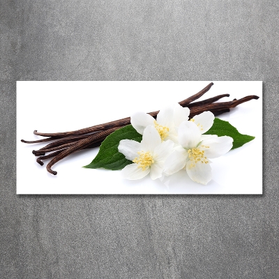 Foto en cristal de alta calidad con impresión uv horizontal Jazmín y vainilla