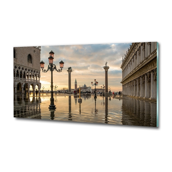 Cuadro de cristal templado moderno horizontal Venecia, Italia