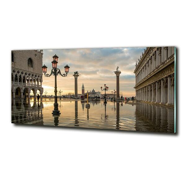 Cuadro de cristal templado moderno horizontal Venecia, Italia