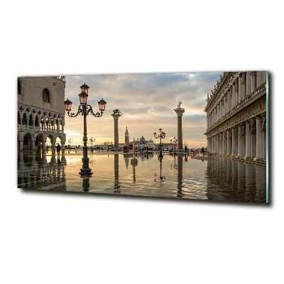 Cuadro de cristal templado moderno horizontal Venecia, Italia