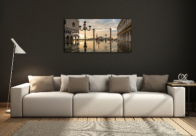 Cuadro de cristal templado moderno horizontal Venecia, Italia