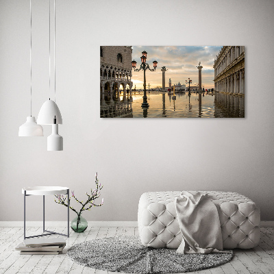 Cuadro de cristal templado moderno horizontal Venecia, Italia