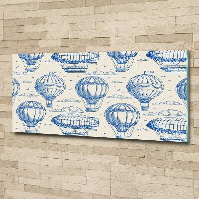 Foto en cristal de alta calidad con impresión uv horizontal Globos y dirigibles