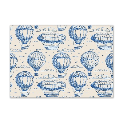 Foto-obraz szklany Balony i sterowce