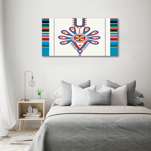 Foto en cristal de alta calidad con impresión uv horizontal Patrón popular polaco