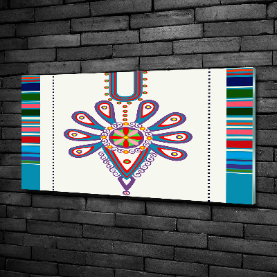 Foto en cristal de alta calidad con impresión uv horizontal Patrón popular polaco