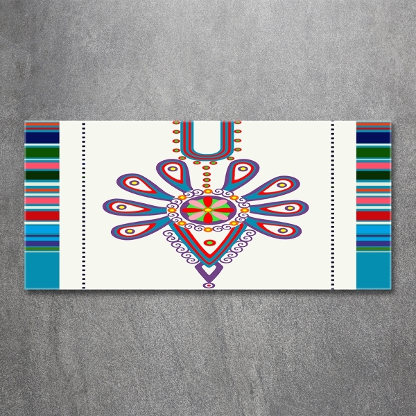 Foto en cristal de alta calidad con impresión uv horizontal Patrón popular polaco