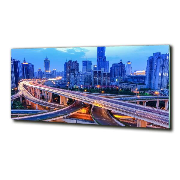 Foto en cristal de alta calidad con impresión uv horizontal Viaducto