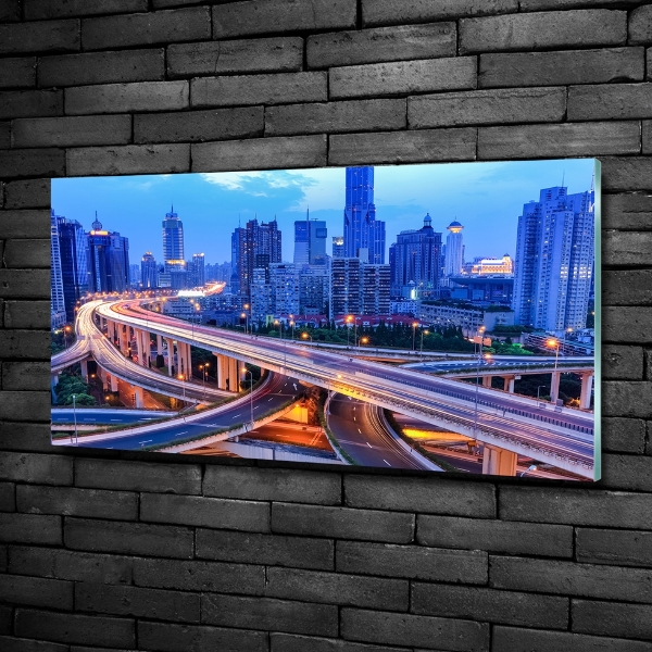 Foto en cristal de alta calidad con impresión uv horizontal Viaducto