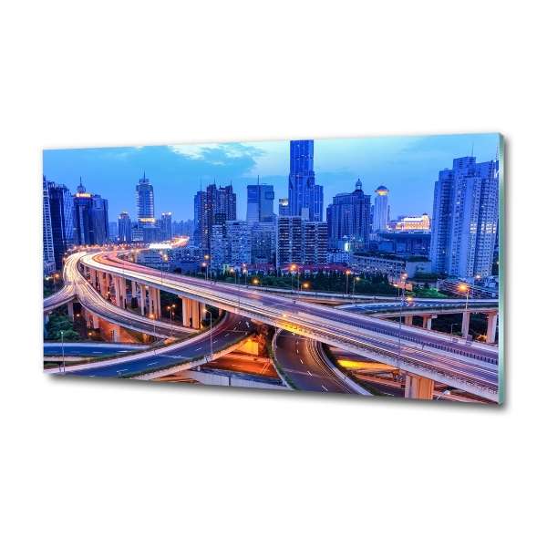 Foto en cristal de alta calidad con impresión uv horizontal Viaducto