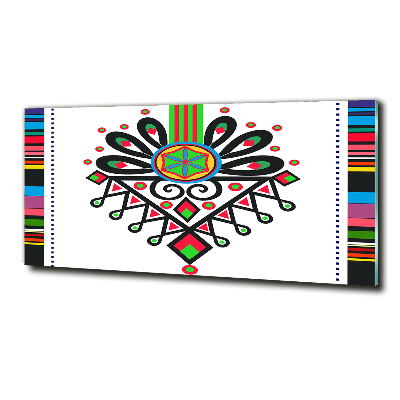 Foto en cristal de alta calidad con impresión uv horizontal Patrón popular polaco