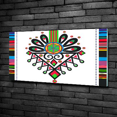 Foto en cristal de alta calidad con impresión uv horizontal Patrón popular polaco