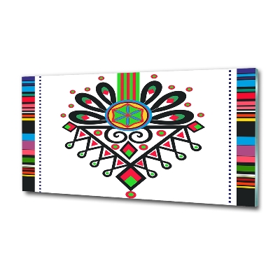 Foto en cristal de alta calidad con impresión uv horizontal Patrón popular polaco