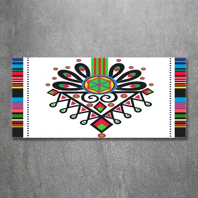 Foto en cristal de alta calidad con impresión uv horizontal Patrón popular polaco