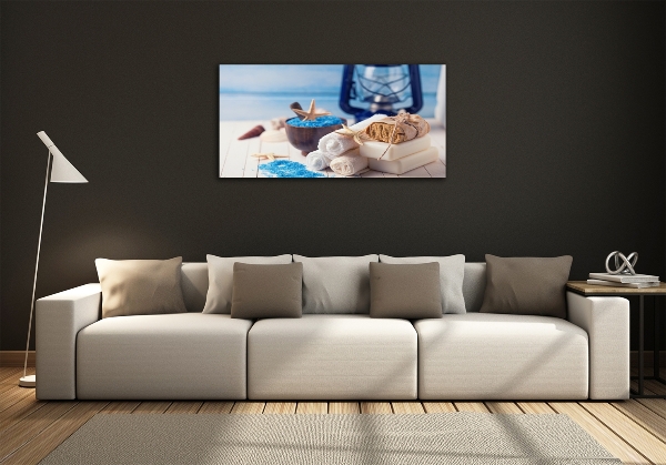 Cuadro de cristal templado moderno horizontal Regeneración biológica