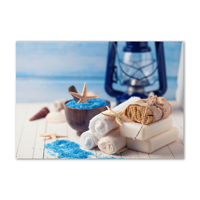 Cuadro de cristal templado moderno horizontal Regeneración biológica