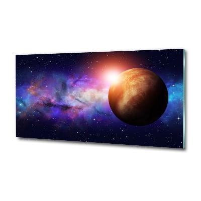 Impresión en cristal con acabado brillante horizontal Nebulosa