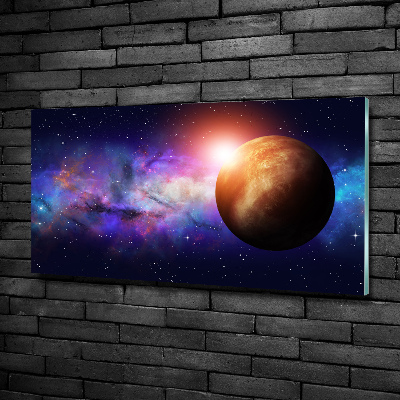 Impresión en cristal con acabado brillante horizontal Nebulosa