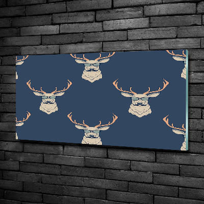 Foto-obraz szklany Hipsterski jeleń