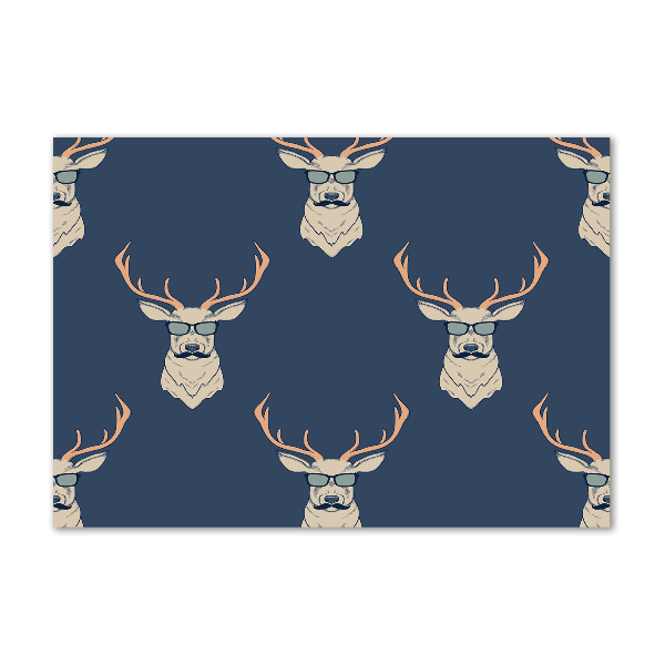 Foto-obraz szklany Hipsterski jeleń