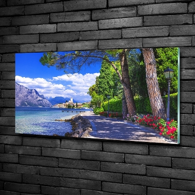 Cuadro de cristal templado moderno horizontal norte de Italia