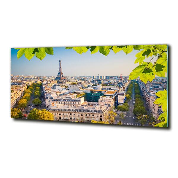 Foto en cristal de alta calidad con impresión uv horizontal París