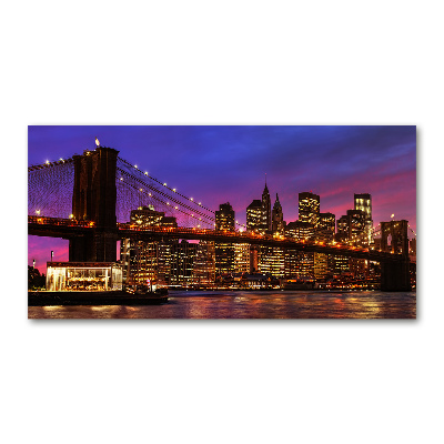 Cuadro de cristal templado moderno horizontal Manhattan Oeste