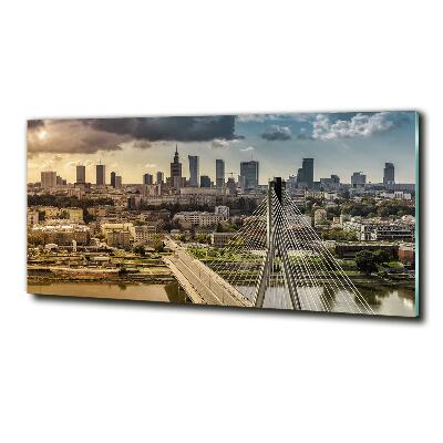 Impresión en cristal con acabado brillante horizontal Varsovia, Polonia