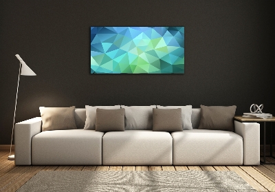 Cuadro de cristal templado moderno horizontal Fondo abstracto