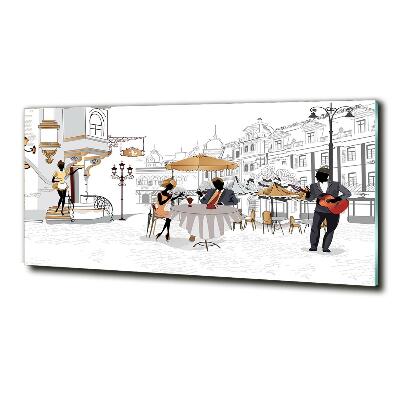 Foto obraz szkło hartowane Kawiarnia