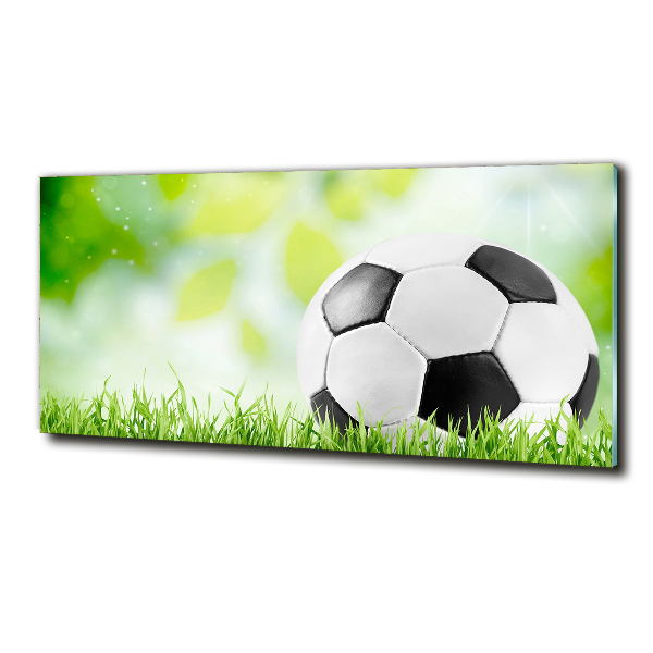 Cuadro decorativo de vidrio para salón horizontal Fútbol americano
