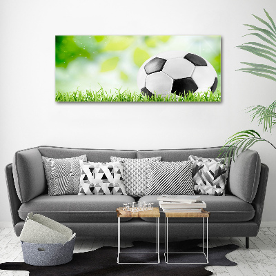 Cuadro decorativo de vidrio para salón horizontal Fútbol americano