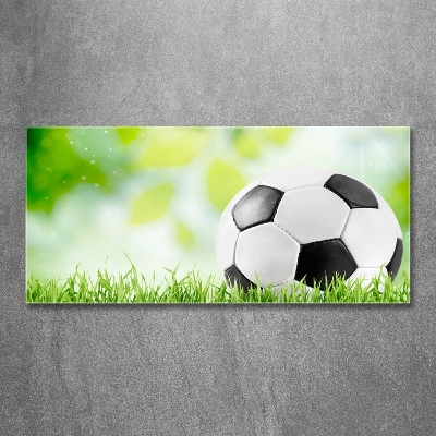 Cuadro decorativo de vidrio para salón horizontal Fútbol americano