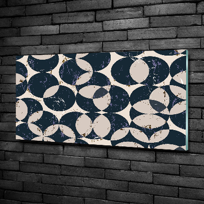 Foto en cristal de alta calidad con impresión uv horizontal Fondo geométrico