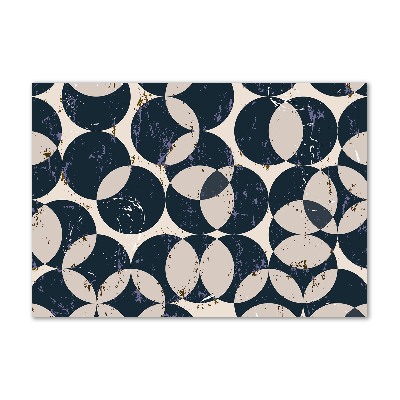 Foto en cristal de alta calidad con impresión uv horizontal Fondo geométrico